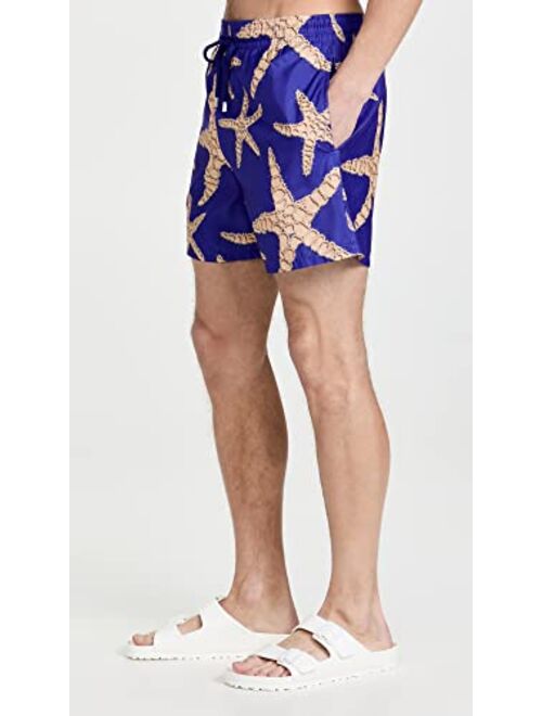 Vilebrequin Men's Mahina Sand Starlet Swim Shorts