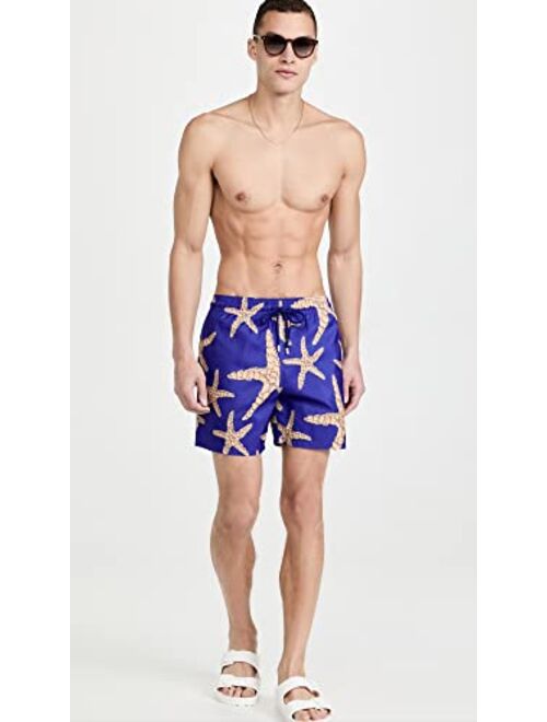 Vilebrequin Men's Mahina Sand Starlet Swim Shorts