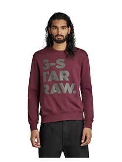 G-Star Raw Men's Logo Raw. Crew Neck Sweatshirt