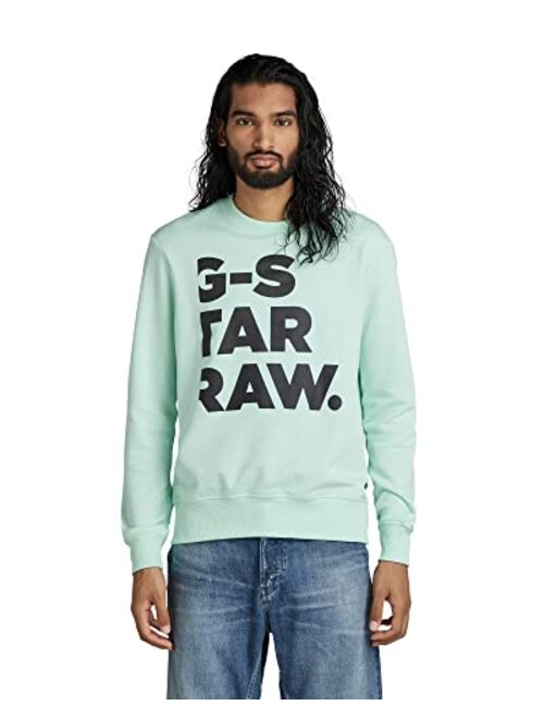 G-Star Raw Men's Logo Raw. Crew Neck Sweatshirt