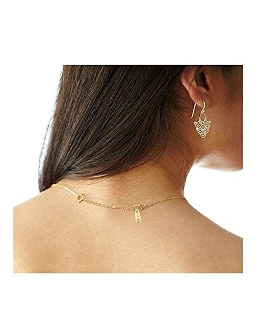 ALEXCRAFT 14K Gold Necklace Extenders 925 Sterling Silver Necklace Bracelet Ankle Extender Chain Extension for Jewelry Making2 3 4 inch