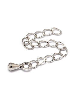 Craftdady Metal Cross Link Chain Extension Tails