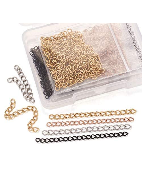 Craftdady Metal Cross Link Chain Extension Tails