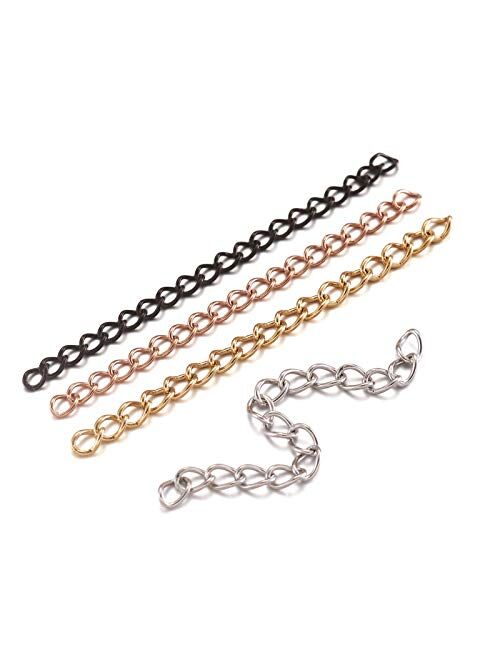 Craftdady Metal Cross Link Chain Extension Tails