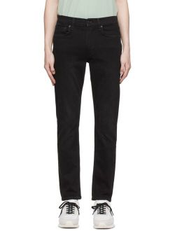 Black Loopback Jeans