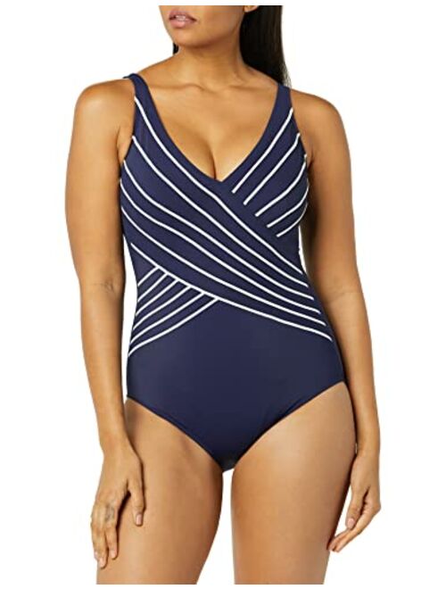 Gottex Swimwear Gottex Women's Standard Embrace V Neck Surplice One Piece