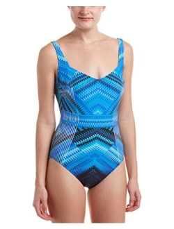 Gottex Women's Sweetheart Square Neck One Piece Swimsuit