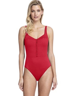 Gottex Women's Sweetheart Square Neck One Piece Swimsuit