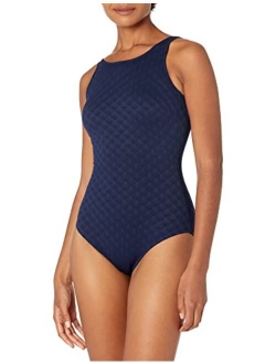 Gottex Women's Standard Sea Shells High Neck One Piece