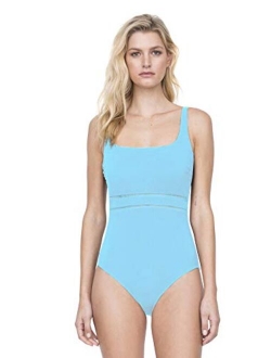 Gottex Women's Square Neck One Piece Swimsuit