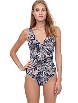 Gottex Women's Gold Standard Surplice One Piece Swimsuit