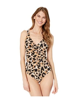 Gottex Women's Gold Standard Surplice One Piece Swimsuit