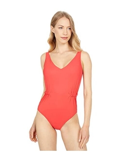 Gottex Women's Standard Braided Elegance V Neck One Piece