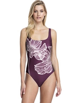 Gottex Women's Square Neck One Piece Swimsuit