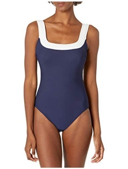 Gottex Women's Square Neck One Piece Swimsuit