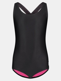 Girls' UA Logo Racerback 1-Piece Swimsuit