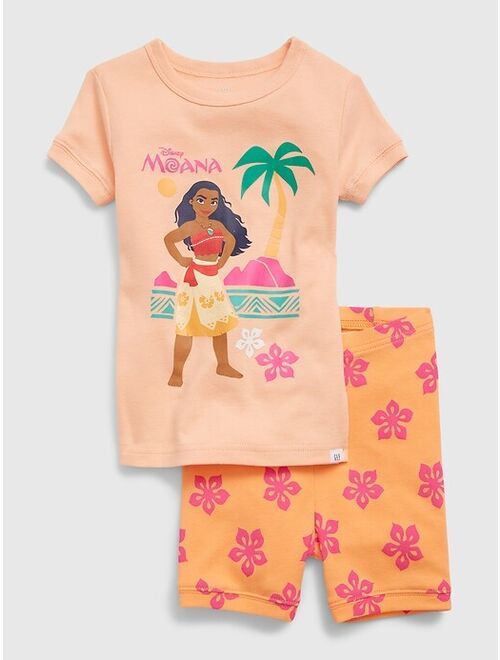 babyGap &#124 Disney 100% Organic Cotton Moana PJ Shorts Set