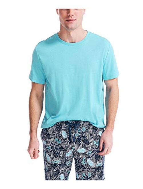 Nautica Men's Short Sleeve Crew Neck Soft Knit Sleep Tee