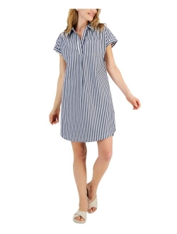 Style & Co Striped Shirtdress, Created for Macy's