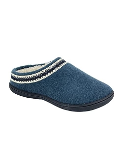 Indoor and Outdoor Slipper Cozy Wool Mule Slip-On Fur Lined Clogs