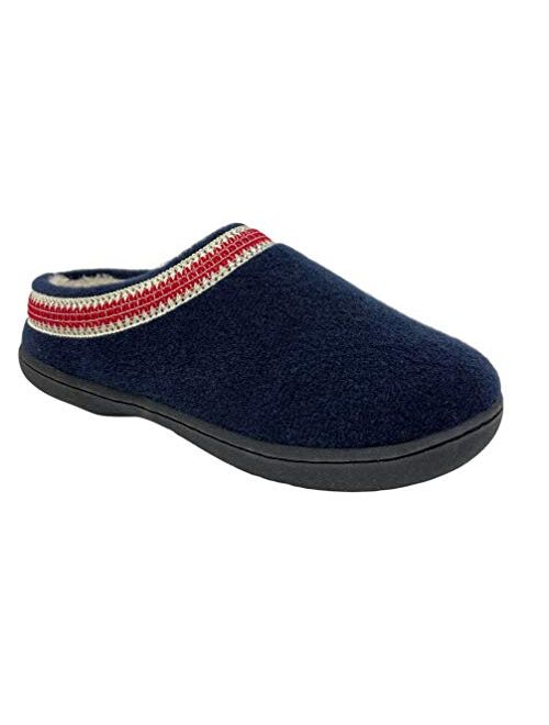 Clarks Indoor and Outdoor Slipper Cozy Wool Mule Slip-On Fur Lined Clogs