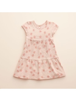 Baby & Toddler Girl Little Co. by Lauren Conrad Organic Short-Sleeve Tiered Dress