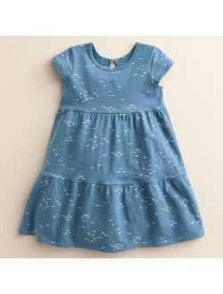 Baby & Toddler Girl Little Co. by Lauren Conrad Organic Short-Sleeve Tiered Dress