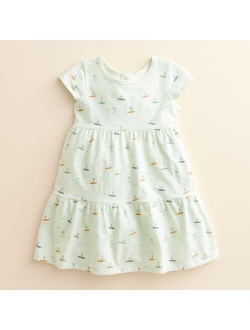 Baby & Toddler Girl Little Co. by Lauren Conrad Organic Short-Sleeve Tiered Dress