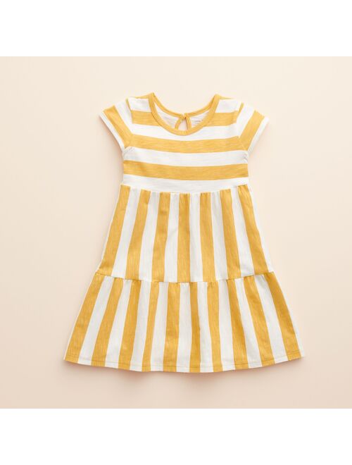 Baby & Toddler Girl Little Co. by Lauren Conrad Organic Short-Sleeve Tiered Dress