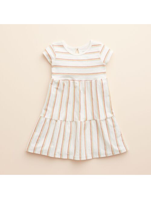 Baby & Toddler Girl Little Co. by Lauren Conrad Organic Short-Sleeve Tiered Dress