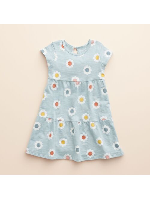 Baby & Toddler Girl Little Co. by Lauren Conrad Organic Short-Sleeve Tiered Dress