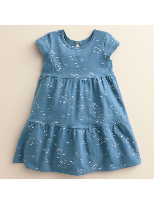 Baby & Toddler Girl Little Co. by Lauren Conrad Organic Short-Sleeve Tiered Dress