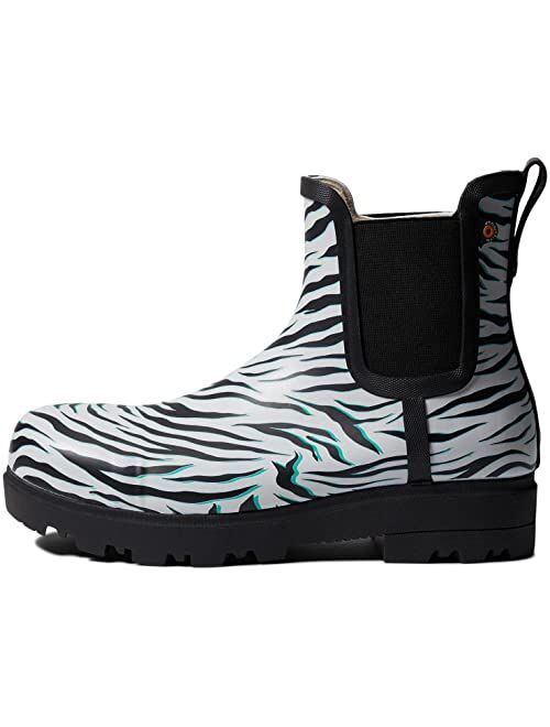 Bogs Laurel Chelsea Composite Safety Toe Zebra