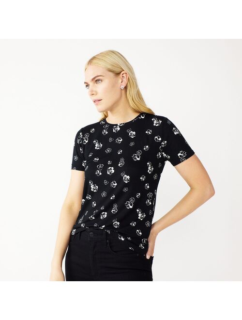 Petite Nine West Essential Crewneck Tee