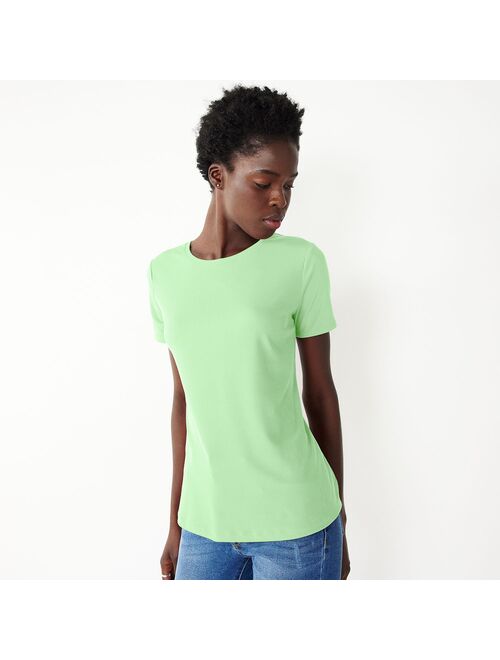 Petite Nine West Essential Crewneck Tee