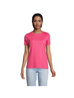 Petite Lands' End Relaxed-Fit Supima Cotton Crewneck Tee