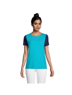 Petite Lands' End Relaxed-Fit Supima Cotton Crewneck Tee