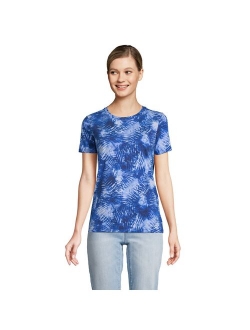 Petite Lands' End Relaxed-Fit Supima Cotton Crewneck Tee