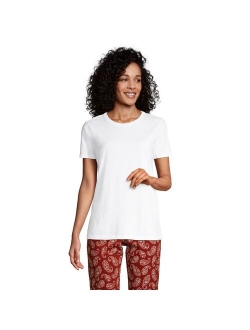 Petite Lands' End Relaxed-Fit Supima Cotton Crewneck Tee