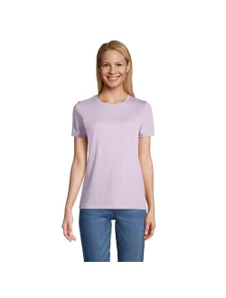 Petite Lands' End Relaxed-Fit Supima Cotton Crewneck Tee