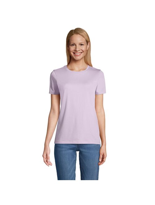 Petite Lands' End Relaxed-Fit Supima Cotton Crewneck Tee