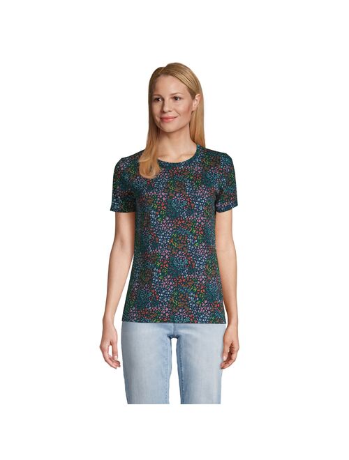 Petite Lands' End Relaxed-Fit Supima Cotton Crewneck Tee