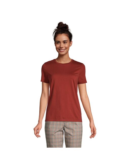 Petite Lands' End Relaxed-Fit Supima Cotton Crewneck Tee