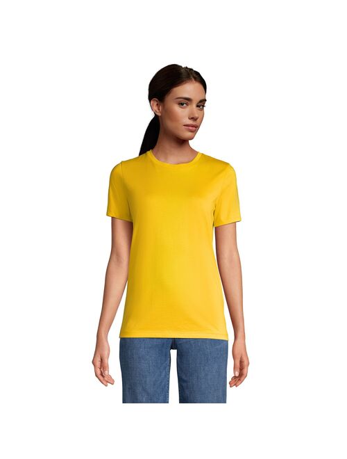 Petite Lands' End Relaxed-Fit Supima Cotton Crewneck Tee