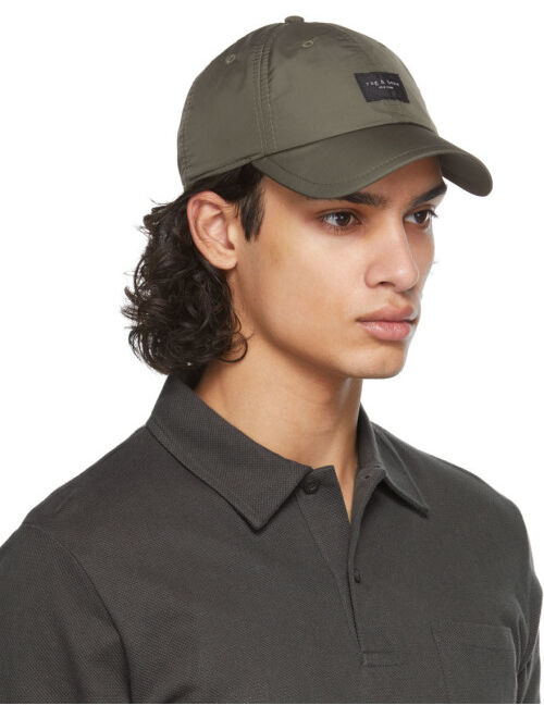 rag & bone Khaki Addison Baseball Cap