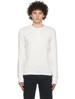 White Cotton Henley