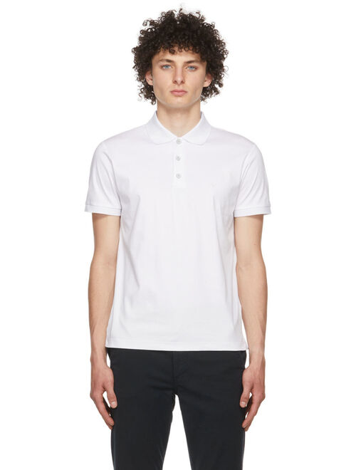 rag & bone White Interlock Polo