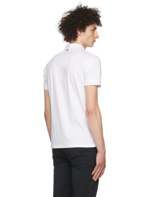 rag & bone White Interlock Polo