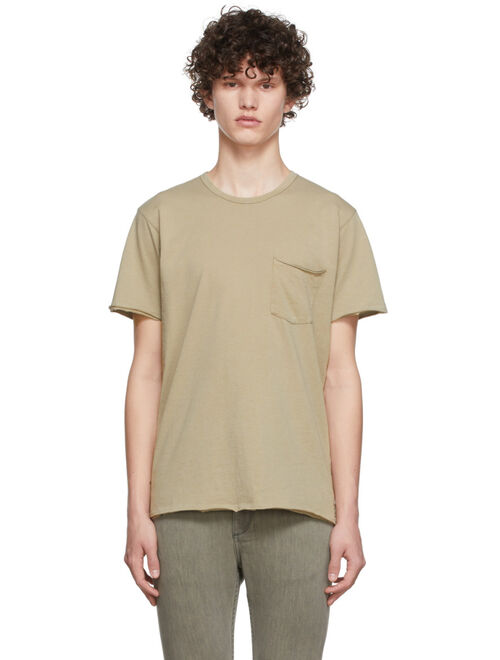 rag & bone Brown Organic Cotton T-Shirt