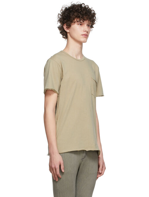 rag & bone Brown Organic Cotton T-Shirt